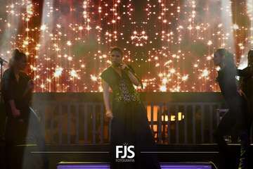 Concierto de la cantante grancanario Cristina Ramos en la plaza de San Juan/Francisco Javier Santana./Francisco Javier Santana.